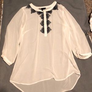 Sheer Outback Red blouse